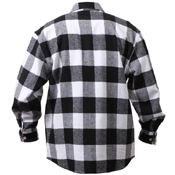 Extra Heavyweight Buffalo Plaid Flannel Cotton Shirt