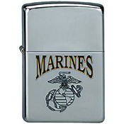 Marine Globe And Anchor Zippo Lighter