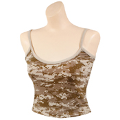 Womens Desert Digital Camo Booty Camp Tank Top