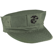 Marine Corps Poly-Cotton Cap with Emblem