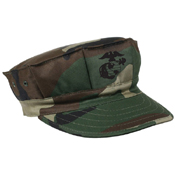 Marine Corps Poly-Cotton Cap with Emblem