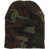 Deluxe Camo Skull Cap