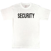 Mens White Security T-Shirt