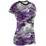 Ultra Force Womens Long Length Camo T-Shirt