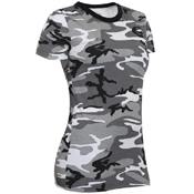 Ultra Force Womens Long Length Camo T-Shirt