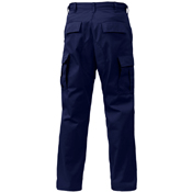 Mens Zip Fly Midnite Navy Blue Uniform Pant