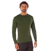 Mens Long Sleeve Solid T-Shirt