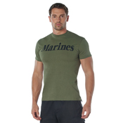 Olive Drab Military Physical Training T-Shirt - Marines