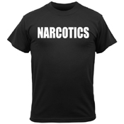 Mens 2 Sided Narcotics T-Shirt