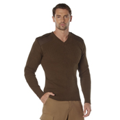 Mens GI Style Acrylic V-Neck Sweater