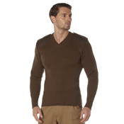 Mens GI Style Acrylic V-Neck Sweater