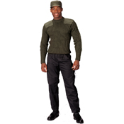 Mens Government Type Wool Commando Sweater