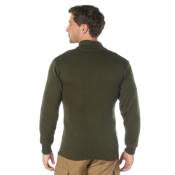 Mens GI Style 5-Button Acrylic Sweater