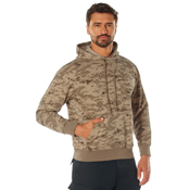 Mens Camo Pullover Hooded Sweatshirt