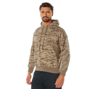 Mens Camo Pullover Hooded Sweatshirt
