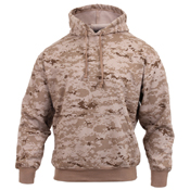 Mens Camo Pullover Hooded Sweatshirt