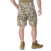Mens Camo Poly/Cotton BDU Cargo Shorts