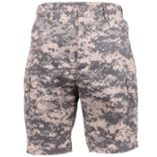 Mens Camo Poly/Cotton BDU Cargo Shorts