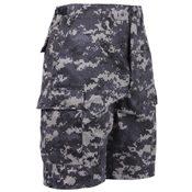 Mens Camo Poly/Cotton BDU Cargo Shorts