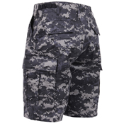 Mens Camo Poly/Cotton BDU Cargo Shorts