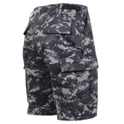 Mens Camo Poly/Cotton BDU Cargo Shorts