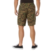 Mens Camo Poly/Cotton BDU Cargo Shorts
