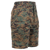 Mens Camo Poly/Cotton BDU Cargo Shorts