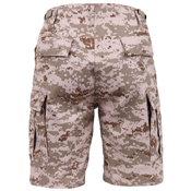 Mens Camo Poly/Cotton BDU Cargo Shorts