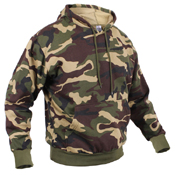 Mens Camo Pullover Hooded Sweatshirt