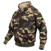 Mens Camo Pullover Hooded Sweatshirt
