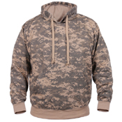 Mens Camo Pullover Hooded Sweatshirt