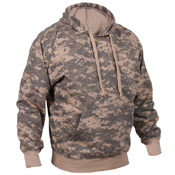 Mens Camo Pullover Hooded Sweatshirt