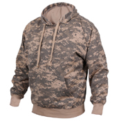 Mens Camo Pullover Hooded Sweatshirt