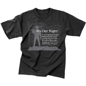 Mens Vintage Its Our Right T-Shirt