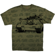 Vintage Olive Drab Tank T-Shirt