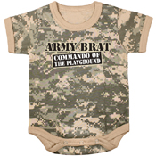 Infant Army Brat One-Piece