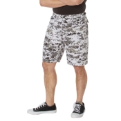 Mens Camo Poly/Cotton BDU Cargo Shorts