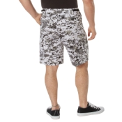 Mens Camo Poly/Cotton BDU Cargo Shorts