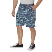 Mens Camo Poly/Cotton BDU Cargo Shorts