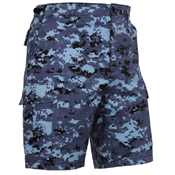 Mens Camo Poly/Cotton BDU Cargo Shorts