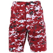 Mens Camo Poly/Cotton BDU Cargo Shorts
