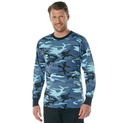 Ultra Force Mens Long Sleeve Camo T-Shirt