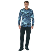 Ultra Force Mens Long Sleeve Camo T-Shirt