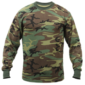 Ultra Force Mens Long Sleeve Camo T-Shirt
