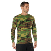 Ultra Force Mens Long Sleeve Camo T-Shirt