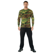 Ultra Force Mens Long Sleeve Camo T-Shirt