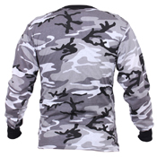 Ultra Force Mens Long Sleeve Camo T-Shirt