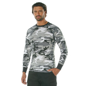 Ultra Force Mens Long Sleeve Camo T-Shirt