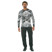 Ultra Force Mens Long Sleeve Camo T-Shirt