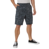 Mens Camo Poly/Cotton BDU Cargo Shorts